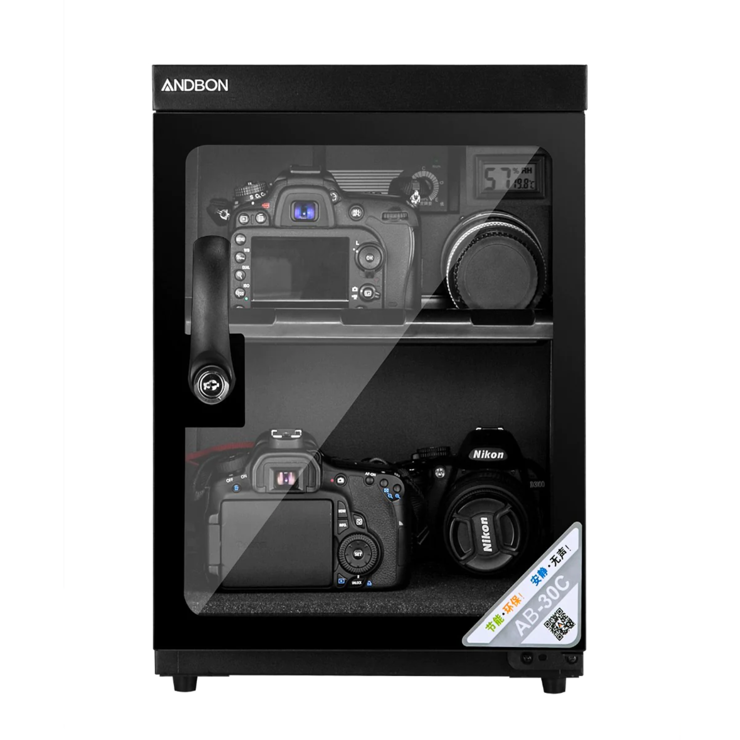 Andbon AB-30C Dry Cabinet Box 30L Liters Digital Display with Manual Humidity Controller - cambuy-lives Andbon AB-30C Dry Cabinet Box 30L Liters Digital Display with Manual Humidity Controller - cambuy-lives